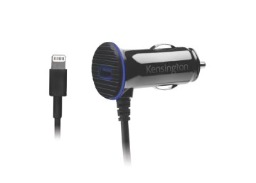 Kensington Caricabatterie da auto PowerBolt™ 3.4 Dual Fast Charge con cavo Lightning™