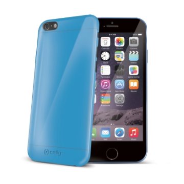 Celly Gelskin custodia per cellulare Cover Blu, Trasparente