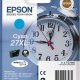 Epson Alarm clock 27XL DURABrite Ultra cartuccia d'inchiostro 1 pz Originale Ciano 2