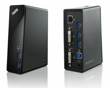 Lenovo ThinkPad USB 3.0 Dock (EU) Cablato USB 3.2 Gen 1 (3.1 Gen 1) Type-A Nero