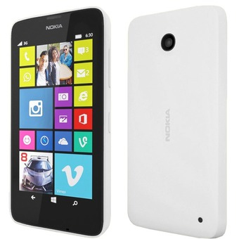Nokia Lumia 630 11,4 cm (4.5") Doppia SIM Windows Phone 8.1 3G Micro-USB B 0,5 GB 8 GB 1830 mAh Bianco