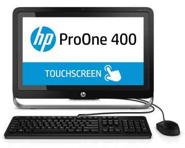 HP ProOne 400 G1 Intel® Core™ i5 i5-4590T 54,6 cm (21.5") 1920 x 1080 Pixel Touch screen PC All-in-one 4 GB DDR3-SDRAM 500 GB HDD Windows 8.1 Pro Wi-Fi 4 (802.11n) Nero