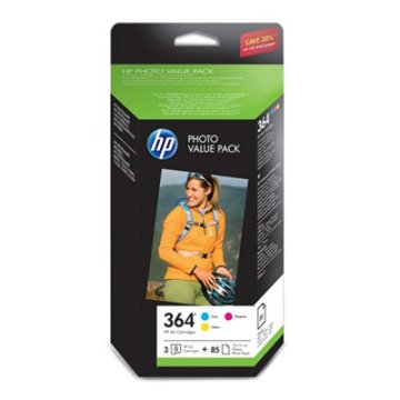 HP 364 Series Photo Value Pack-85 sht/10 x 15 cm cartuccia d'inchiostro 1 pz Originale Ciano, Magenta, Giallo