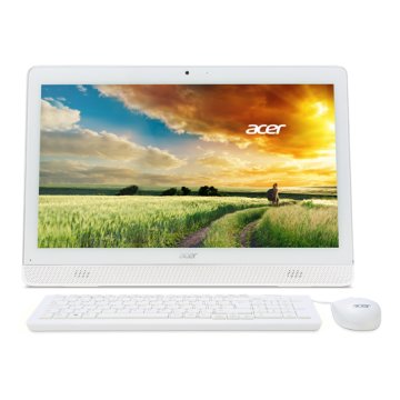 Acer Aspire Z1-611 Intel® Pentium® J2900 49,5 cm (19.5") 1600 x 900 Pixel PC All-in-one 4 GB DDR3L-SDRAM 500 GB HDD Windows 8.1 Wi-Fi 4 (802.11n) Bianco