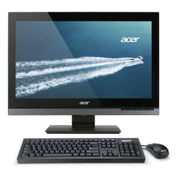Acer Veriton Z4810G Intel® Core™ i3 i3-4150T 58,4 cm (23") 1920 x 1080 Pixel Touch screen 4 GB DDR3-SDRAM 500 GB HDD PC All-in-one Windows 7 Professional Wi-Fi 4 (802.11n) Nero, Grigio