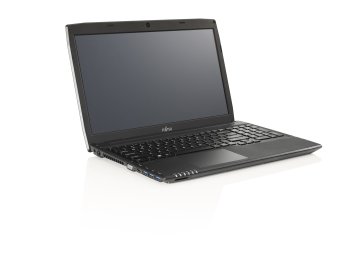 Fujitsu LIFEBOOK A514 Intel® Core™ i3 i3-4005U Computer portatile 39,6 cm (15.6") 4 GB DDR3-SDRAM 500 GB HDD Wi-Fi 4 (802.11n) Windows 7 Professional Nero