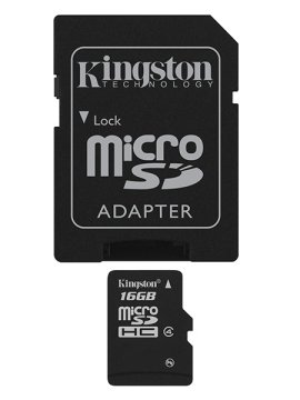 Kingston Technology SDC4/16GB memoria flash MicroSDHC Classe 4