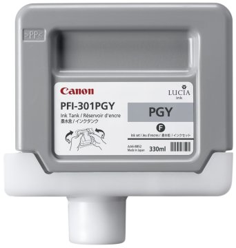 Canon PFI-301PGY Pigment Photo Grey Ink Cartridge cartuccia d'inchiostro 1 pz Originale