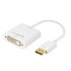 Techly Adattatore DisplayPort 1.2 Maschio / DVI Femmina 15cm Bianco (IADAP DP-DVIF2) 2