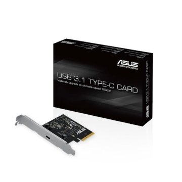 ASUS USB 3.1 TYPE-C CARD scheda di interfaccia e adattatore Interno USB 3.2 Gen 1 (3.1 Gen 1)