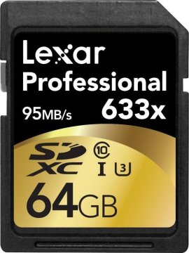 Lexar LSD64GCBEU633 memoria flash 64 GB SDXC UHS Classe 10