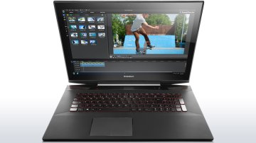 Lenovo IdeaPad Y70-70 Intel® Core™ i7 i7-4720HQ Computer portatile 43,9 cm (17.3") Touch screen Full HD 16 GB DDR3L-SDRAM 256 GB SSD NVIDIA® GeForce® GTX 860M Wi-Fi 4 (802.11n) Windows 8.1 Nero, Metal