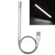 Techly Lampada USB 40cm Flessibile 10LED Dimmerabile per Notebook, Silver (IUSB-LIGHT10) 4