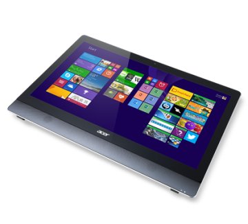 Acer Aspire U5-620 Intel® Core™ i5 i5-4210M 58,4 cm (23") 1920 x 1080 Pixel Touch screen 8 GB DDR3-SDRAM 1 TB HDD PC All-in-one NVIDIA® GeForce® GTX 850M Windows 8.1 Pro Nero, Argento