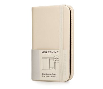 Moleskine ET4IPHO5G4 custodia per cellulare Custodia a libro Beige, Cachi