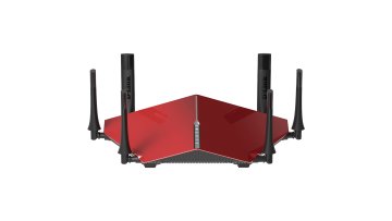 D-Link DIR-890L router wireless Gigabit Ethernet Banda tripla (2.4 GHz/5 GHz/5 GHz) Rosso