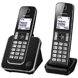 Panasonic KT-TGD312 Telefono DECT Identificatore di chiamata Nero