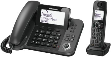 Panasonic KX-TGF310 Telefono DECT Identificatore di chiamata Nero