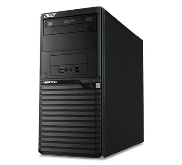 Acer Veriton M2632 Intel® Core™ i3 i3-4160 4 GB DDR3-SDRAM 500 GB HDD Windows 7 Professional Tower PC Nero