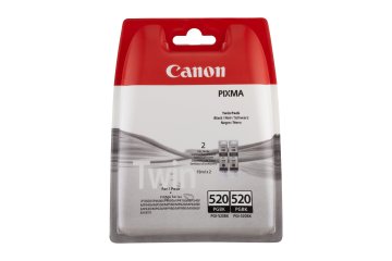 Canon Cartuccia d'inchiostro nero PGI-520BK (confezione doppia)