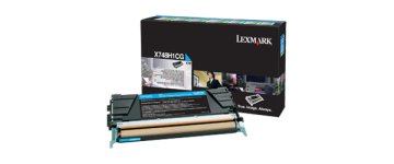 Lexmark X748H1CG cartuccia toner 1 pz Originale Ciano