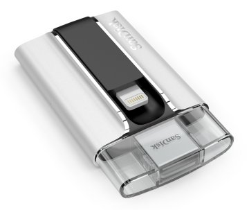 SanDisk iXpand unità flash USB 32 GB USB Type-A / Lightning 2.0 Nero, Argento