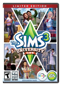 Electronic Arts The Sims 3 University Life Aggiunta per videogiochi PC Inglese