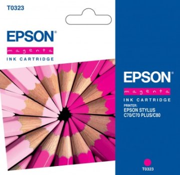 Epson Pencils T0323 cartuccia d'inchiostro 1 pz Originale Magenta
