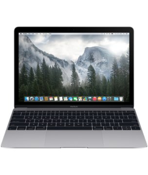 Apple MacBook Computer portatile 30,5 cm (12") 2K Ultra HD Intel® Core™ M 8 GB LPDDR3-SDRAM 512 GB Flash Mac OS X 10.10 Yosemite Grigio