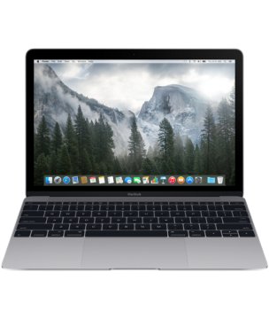 Apple MacBook Intel® Core™ M Computer portatile 30,5 cm (12") 2K Ultra HD 8 GB LPDDR3-SDRAM 512 GB Flash Mac OS X 10.10 Yosemite Grigio