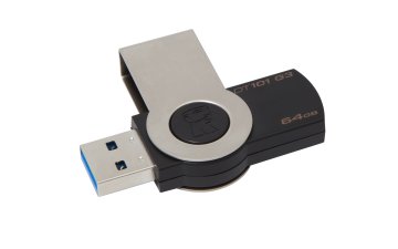 Kingston Technology DataTraveler 101 G3 unità flash USB 64 GB USB tipo A 3.2 Gen 1 (3.1 Gen 1) Nero, Metallico