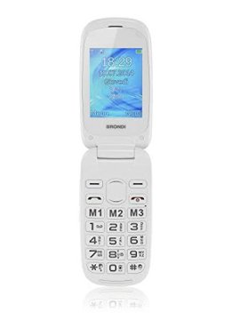 Brondi AMICO MIO PLUS W 6,1 cm (2.4") Bianco Telefono di livello base