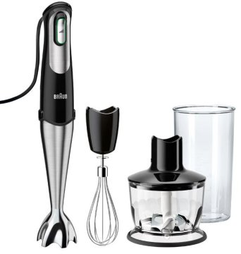 Braun MQ735 Sauce 0,5 L Frullatore ad immersione 750 W Nero, Acciaio inossidabile