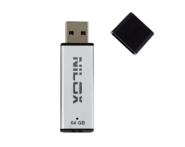 Nilox Pendrive 64GB unità flash USB USB tipo A 2.0 Argento