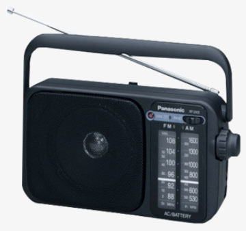 Panasonic RF-2400EJ9-K radio Personale Analogico Nero