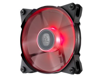 Cooler Master JetFlo 120 Case per computer Ventilatore 12 cm Nero, Rosso