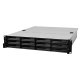 Synology RackStation RS3614RPxs Server di archiviazione Armadio (2U) Collegamento ethernet LAN Nero, Grigio i3-4130 4