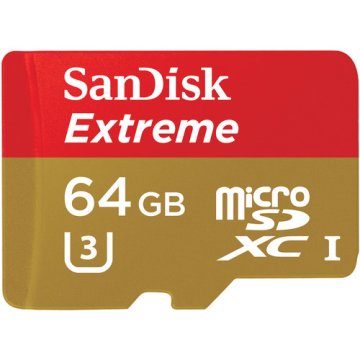 SanDisk 64GB Extreme microSDXC U3/Class 10 UHS-I Classe 10