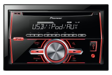 Pioneer FH-460UI Ricevitore multimediale per auto Nero, Rosso 200 W