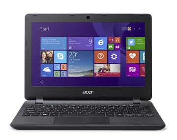 Acer Aspire ES1-131-C0V8 Intel® Celeron® N3050 Computer portatile 28,7 cm (11.3") 2 GB DDR3-SDRAM 32 GB SSD Windows 8.1 Nero