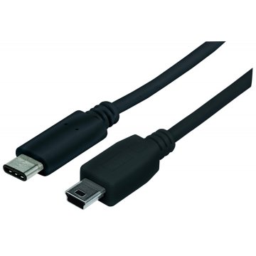 Manhattan 353328 cavo USB USB 2.0 1 m Micro-USB B USB C Nero