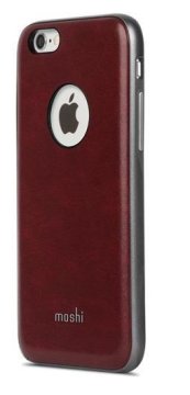 Moshi iGlaze Napa custodia per cellulare 11,9 cm (4.7") Cover Borgogna, Rosso