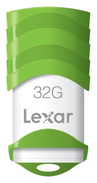 Lexar 32GB JumpDrive V30 unità flash USB USB tipo A 2.0 Verde, Bianco