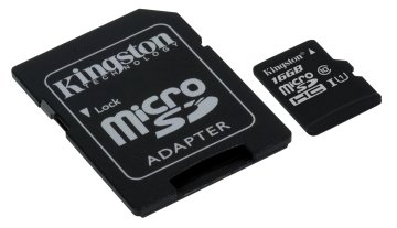 Kingston Technology microSDHC Class 10 UHS-I Card 16GB Classe 10