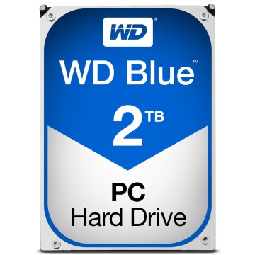 Western Digital Blue disco rigido interno 2 TB 5400 Giri/min 64 MB 3.5" Serial ATA III