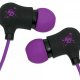 Manhattan Nova Auricolare Cablato In-ear Musica e Chiamate Nero, Viola 4