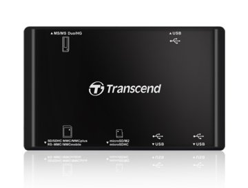 Transcend USB Card Reader lettore di schede USB 2.0 Nero