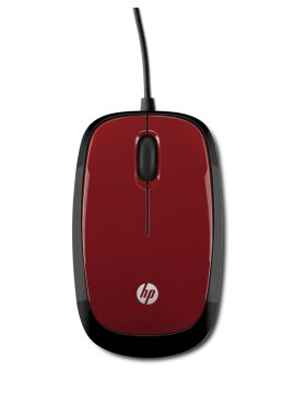 HP Mouse X1200 cablato Flyer Red