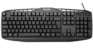 Nilox KT30M tastiera USB QWERTY Italiano Nero