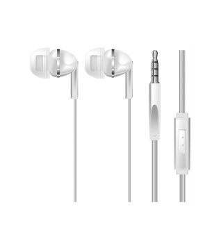 NGM-Mobile HI-FW2EAR/W Auricolare Cablato In-ear Musica e Chiamate Bianco